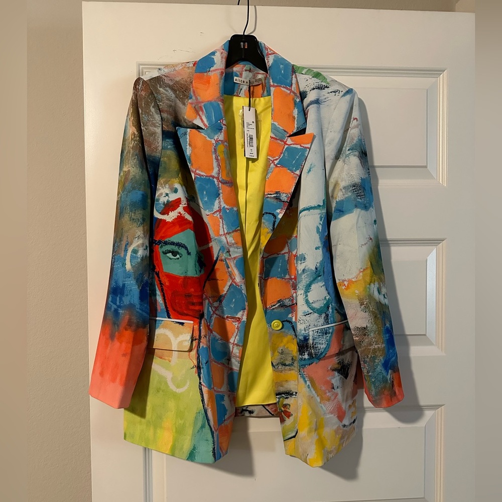 Alice & Olivia Blazer Colms Painting
